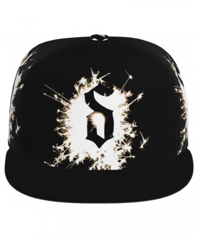 Baseball Cap Shinedowns Flat Bill Brim Snapback Hats Hip Hop Hat High Crown Adjustable Dad Hat Trucker Hats Unisex Black $10....