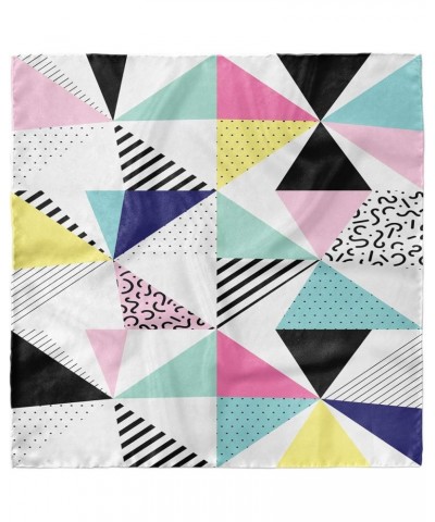 Eighties Hairscarf, Memphis Geometrical Funky, Head Wrap Multicolor $18.47 Scarves