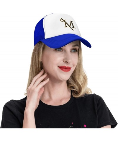 Millersville University Trucker Hats for Both Men and Women - Mesh Baseball Snapback Hats Blue $23.02 Baseball Caps