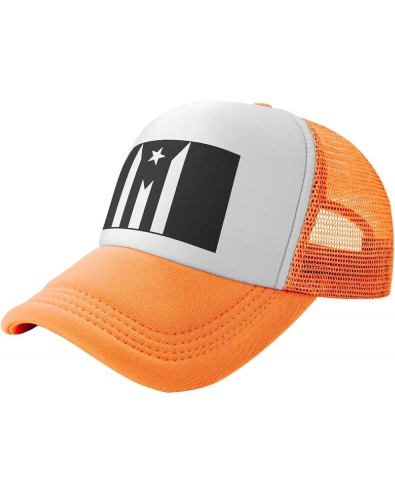 Puerto Rico Resiste Boricua Flag Trucker Hat Man Womans Mom Hat Unisex Outdoor Sports Cap Adjustable Baseball Cap Orange $13....