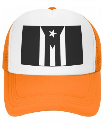 Puerto Rico Resiste Boricua Flag Trucker Hat Man Womans Mom Hat Unisex Outdoor Sports Cap Adjustable Baseball Cap Orange $13....