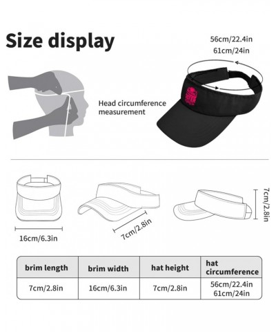 Visors for Women Baseball Sister Hat, Visor for Adult Ponytail Caps Stylish Sports Visor Cap Allblack $10.12 Visors