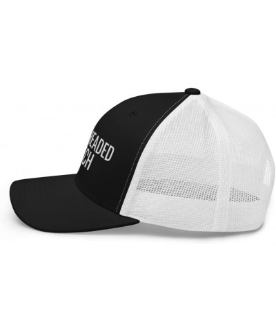 Bald Headed Bitch Funny Gift Gag Gift Joke Trucker Cap Mesh Hat Adjustable Black/ White $15.05 Baseball Caps