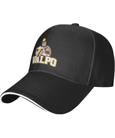 Valparaiso University Unisex Classic Hat Adjustable Fashion Casquette for Men Women Black $8.10 Baseball Caps