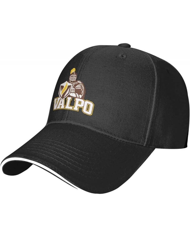 Valparaiso University Unisex Classic Hat Adjustable Fashion Casquette for Men Women Black $8.10 Baseball Caps