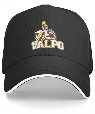 Valparaiso University Unisex Classic Hat Adjustable Fashion Casquette for Men Women Black $8.10 Baseball Caps