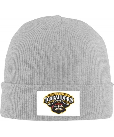 Bradenton Marauders Stretch Beanie Knit Hat for Men Women Winter Fall Spring Warm Cap Gray $10.07 Skullies & Beanies