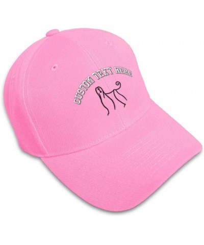 Custom Baseball Cap Afghan Hound Dog Silhouette Embroidery Dogs Acrylic Soft Pink Personalized Text Here $13.23 Baseball Caps