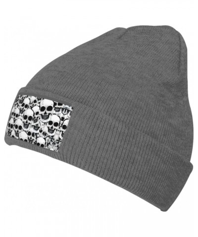 Many Mexican Skull Luxurious Velvet Patch Design,Knitted Wool Hat,Ideal for Sporty & Outdoor Activities $11.16 Skullies & Bea...