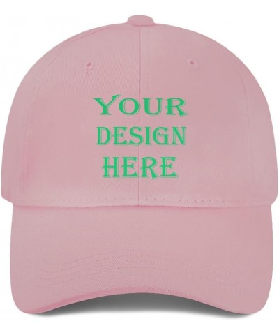 Customized Truck Driver Hat - Personalized Baseball Cap, Customized Photo Text Logo, Suitable for All Seasons. Pink $7.45 Bas...