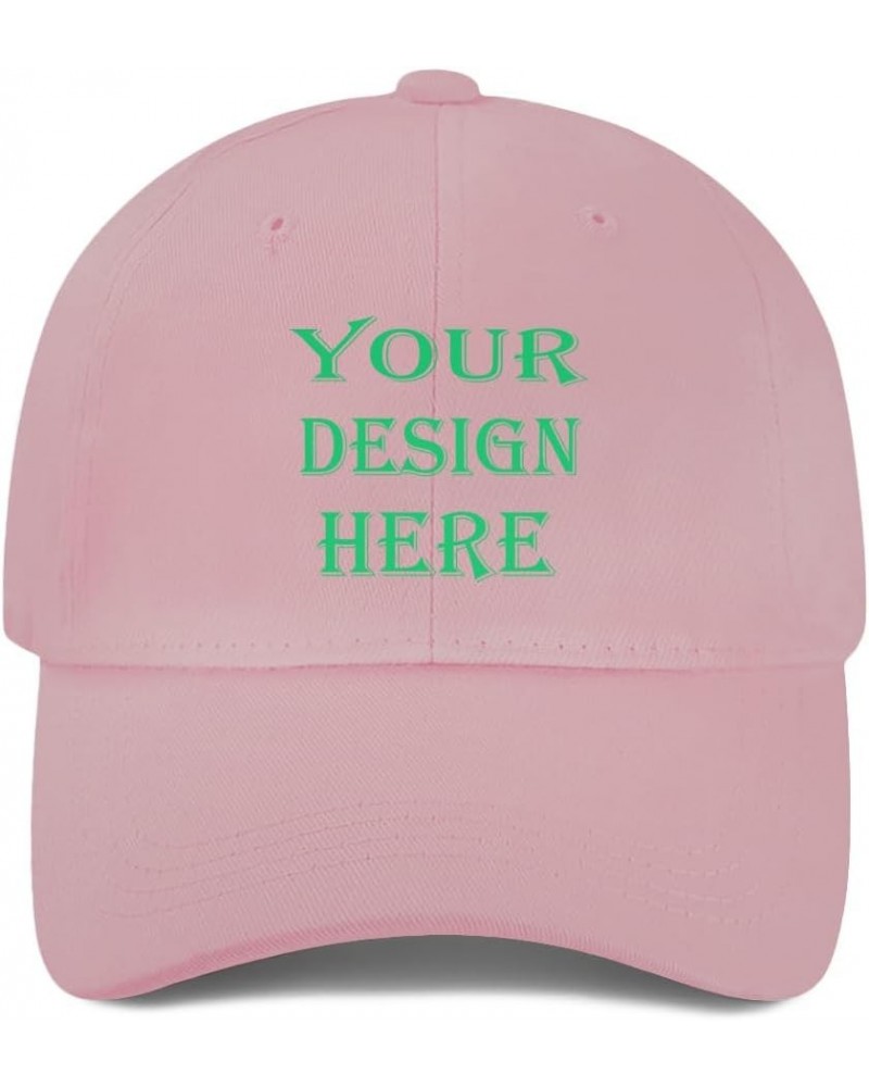 Customized Truck Driver Hat - Personalized Baseball Cap, Customized Photo Text Logo, Suitable for All Seasons. Pink $7.45 Bas...