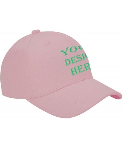 Customized Truck Driver Hat - Personalized Baseball Cap, Customized Photo Text Logo, Suitable for All Seasons. Pink $7.45 Bas...