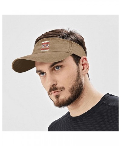 I Love My Country not My Government Hats Visors for Men Visor Hat Retro Visor Pigment Khaki $11.78 Visors