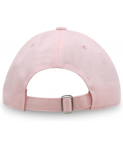 Rattlesnake Premium Dad Hat Embroidered Baseball Cap Cute Light Pink $10.99 Baseball Caps