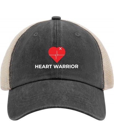 Heart warriores Baseball Cap Music hat AllBlack Running hat Gifts for Her Baseball Hats Allblack $11.96 Sun Hats