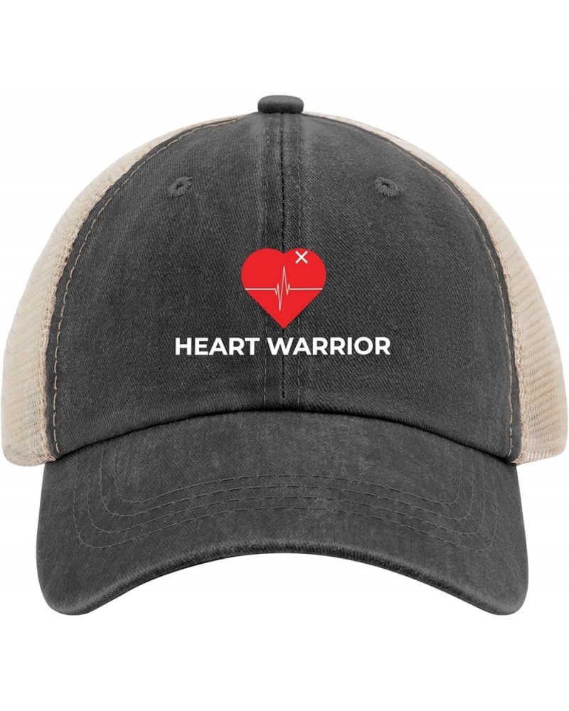 Heart warriores Baseball Cap Music hat AllBlack Running hat Gifts for Her Baseball Hats Allblack $11.96 Sun Hats