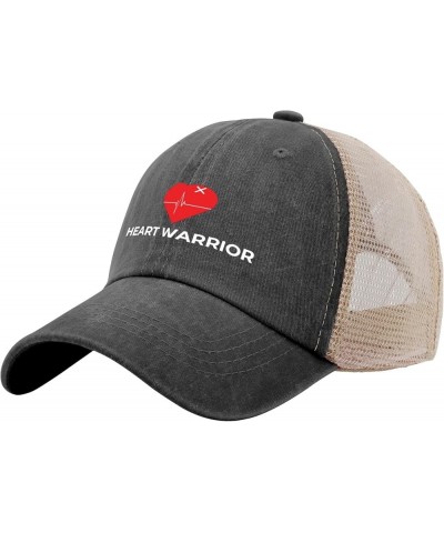 Heart warriores Baseball Cap Music hat AllBlack Running hat Gifts for Her Baseball Hats Allblack $11.96 Sun Hats