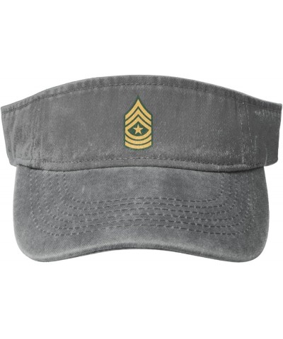 Army-Usa-Or-09c-2015 Sun Visor Hats for Women Men Sun Hat Cotton Golf Hat Vintage Baseball Cap Gray $12.81 Sun Hats