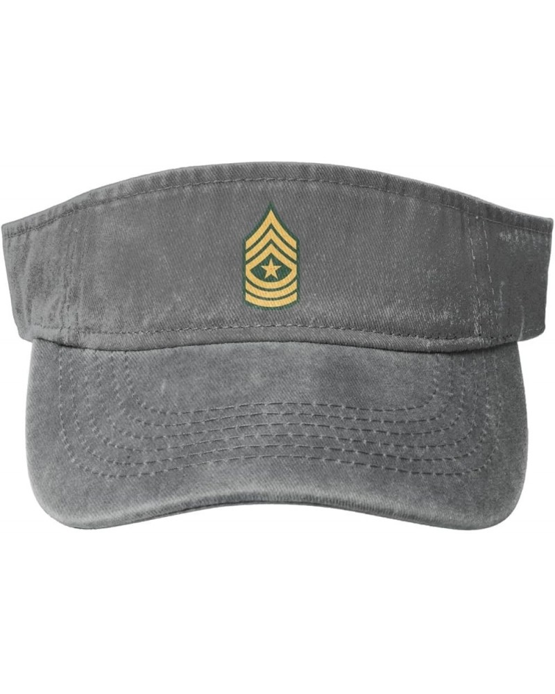 Army-Usa-Or-09c-2015 Sun Visor Hats for Women Men Sun Hat Cotton Golf Hat Vintage Baseball Cap Gray $12.81 Sun Hats