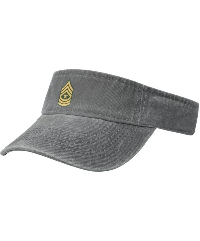 Army-Usa-Or-09c-2015 Sun Visor Hats for Women Men Sun Hat Cotton Golf Hat Vintage Baseball Cap Gray $12.81 Sun Hats