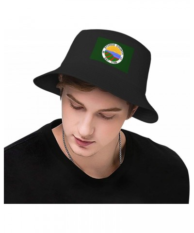 Stokes County Nc Seal Bucket Hat for Men Women Boonie Hat Outdoor Summer Vacation Beach Travel Fishing Cap Black $11.43 Bucke...