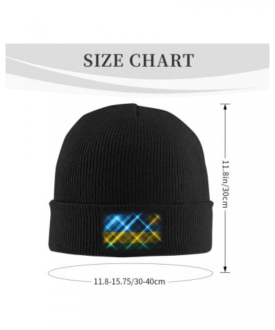 Knitted Hat Personalized Rwanda Flag Beanie Cap Cold Weather Hat Warm Winter Hats Brimless Caps Black $14.11 Skullies & Beanies