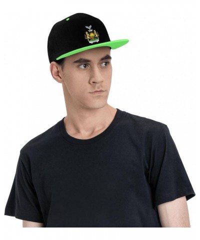 Coat of arms of Biafra Snapback Hat for Men Women Baseball Cap Trucker Flat Bill Hats Dad Caps Green $11.88 Baseball Caps