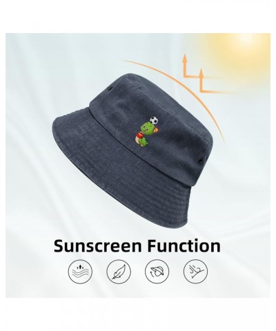 Cute Snake Bucket Hat for Women Men Summer Travel Sun Hat Outdoor Cap Funny Bucket Hats Navy Blue $14.98 Bucket Hats