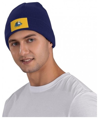 Myrtle Beach Pelicans Logo Classic Warm Winter Knit Cap Fleece Lined Beanie Hat Navy Blue $13.73 Skullies & Beanies