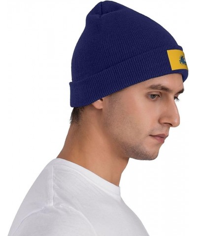 Myrtle Beach Pelicans Logo Classic Warm Winter Knit Cap Fleece Lined Beanie Hat Navy Blue $13.73 Skullies & Beanies