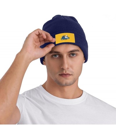 Myrtle Beach Pelicans Logo Classic Warm Winter Knit Cap Fleece Lined Beanie Hat Navy Blue $13.73 Skullies & Beanies