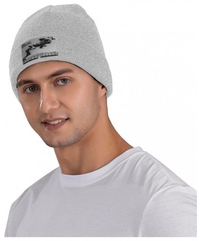 Beanie Hat Warm Cap Adult Knit Hat Winter Soft Warm Beanies Hats Cap Black Gray $10.78 Skullies & Beanies