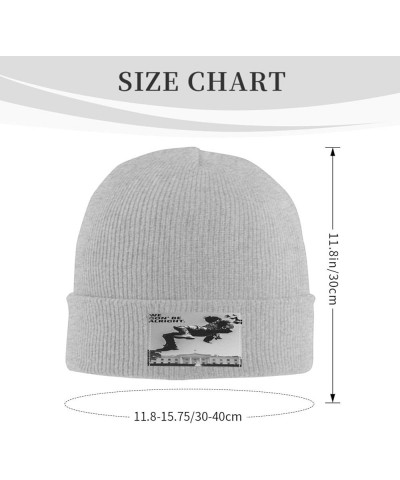 Beanie Hat Warm Cap Adult Knit Hat Winter Soft Warm Beanies Hats Cap Black Gray $10.78 Skullies & Beanies