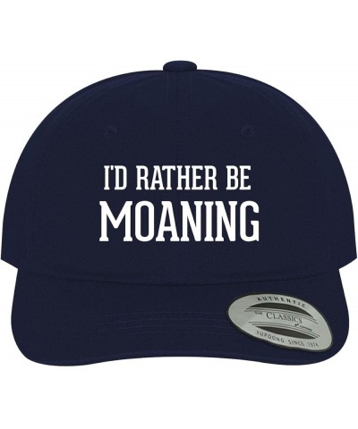 I'd Rather Be Moaning - Soft Dad Hat Baseball Cap Navy $20.86 Baseball Caps