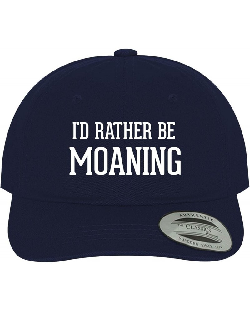 I'd Rather Be Moaning - Soft Dad Hat Baseball Cap Navy $20.86 Baseball Caps