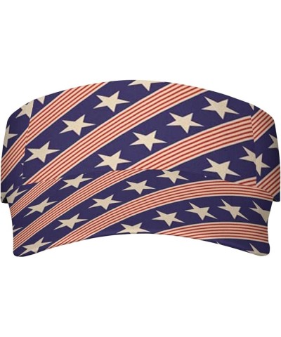 Sun Visor Summer Hats,Open-top Sunscreen Cap Womens Beach Hats Red Blue_5 $10.83 Sun Hats