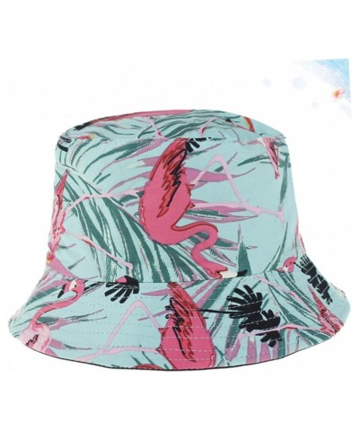 2pcs Mens Hat Flamingo Fisherman Hat Womens Summer Hats Women Summer Hat Personalized Bucket Hat Mens Sun Hats with Mens Fish...