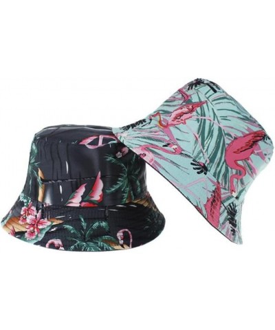 2pcs Mens Hat Flamingo Fisherman Hat Womens Summer Hats Women Summer Hat Personalized Bucket Hat Mens Sun Hats with Mens Fish...