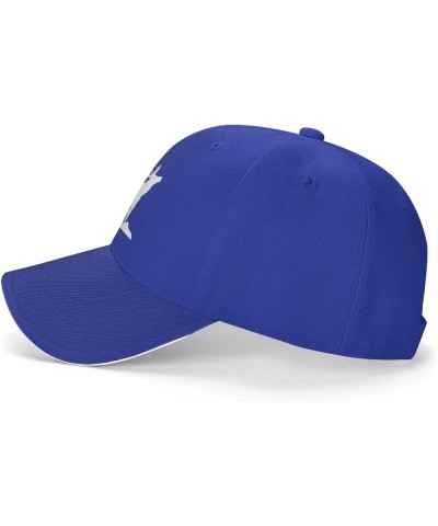 Elk Adjustable Sandwich Peaked Cap Outdoor Sports Baseball Cap Trucker Cap Mesh Cap Blue $11.58 Baseball Caps