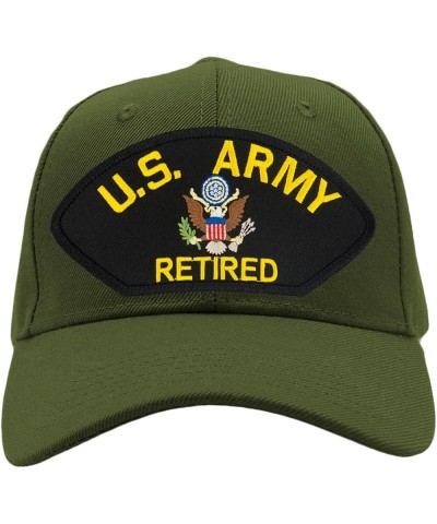 US Army Retired Hat/Ballcap Adjustable One Size Fits Most Olive Green Add American Flag $20.27 Baseball Caps