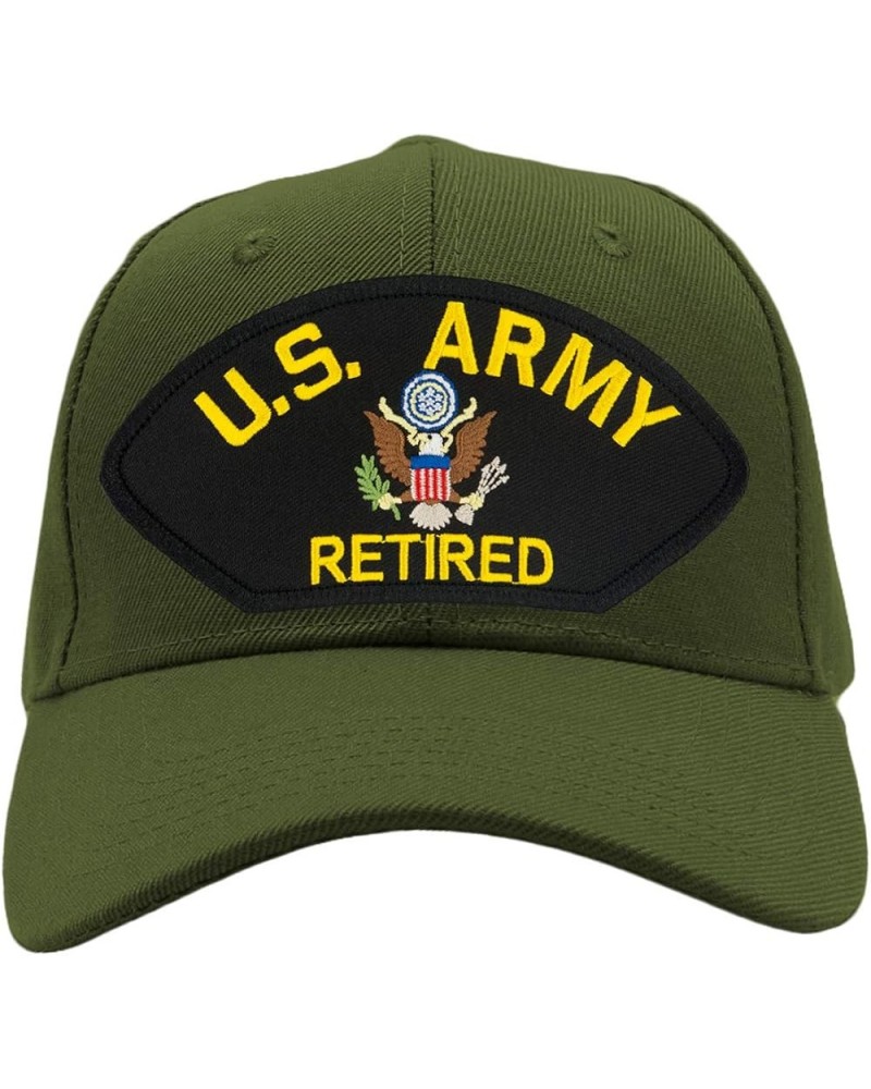 US Army Retired Hat/Ballcap Adjustable One Size Fits Most Olive Green Add American Flag $20.27 Baseball Caps