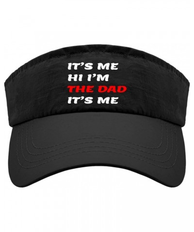 It's Me Hi I'm The Dad It's Me Cap Sun Visors for Adult Visors Reversible Visor Sun Hat $11.12 Visors