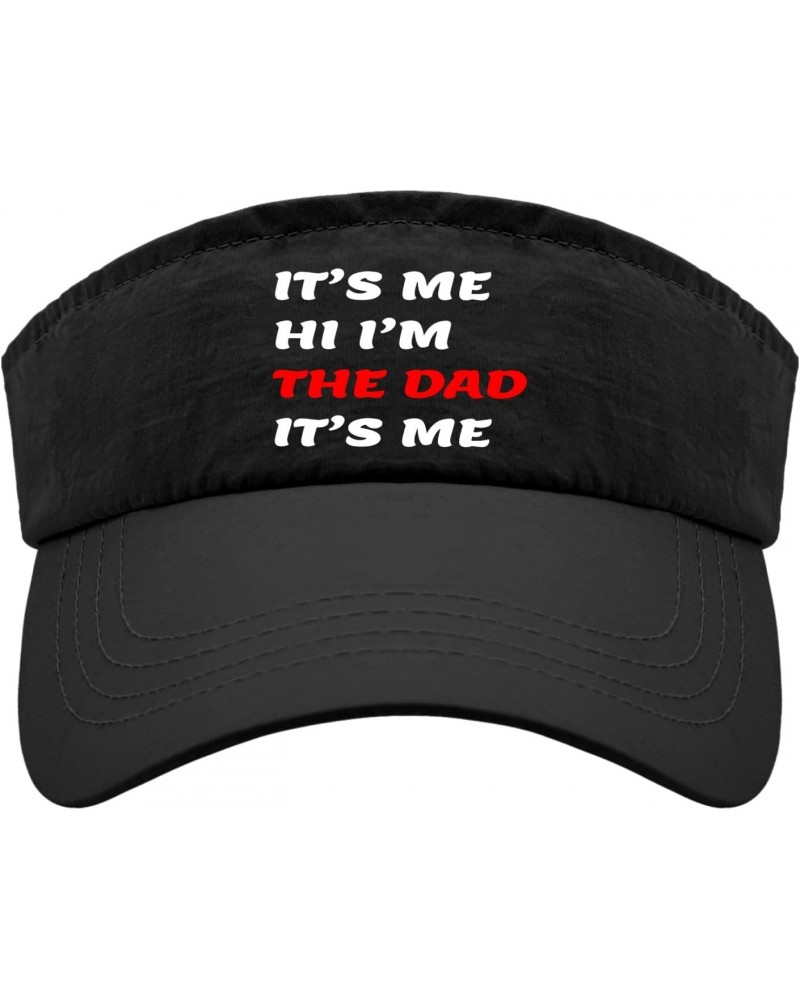 It's Me Hi I'm The Dad It's Me Cap Sun Visors for Adult Visors Reversible Visor Sun Hat $11.12 Visors