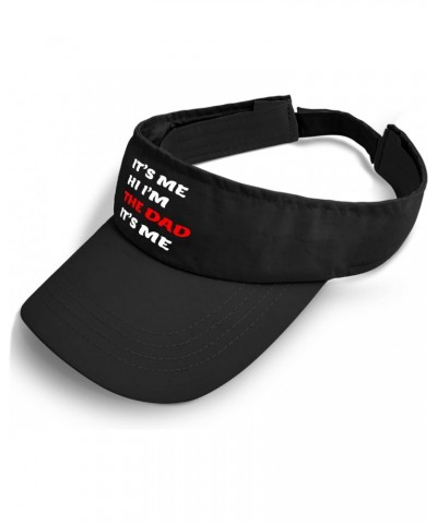 It's Me Hi I'm The Dad It's Me Cap Sun Visors for Adult Visors Reversible Visor Sun Hat $11.12 Visors