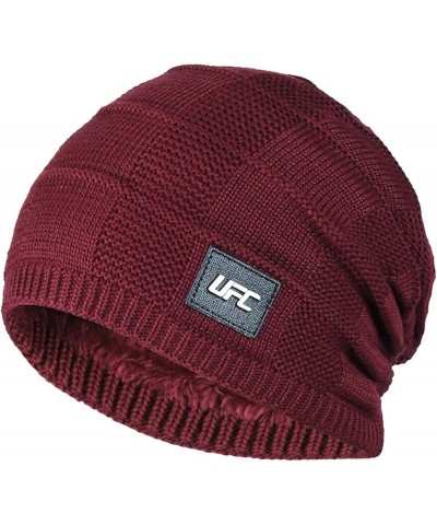 Winter Running Caps Men Women Knitted Hats Ski Outdoor Red $14.28 Skullies & Beanies