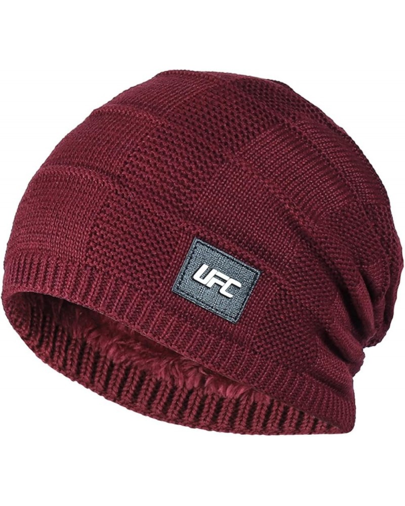 Winter Running Caps Men Women Knitted Hats Ski Outdoor Red $14.28 Skullies & Beanies