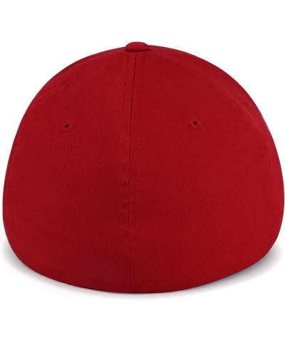 Flexfit Lock Embroidered Baseball Cap Gate Logo Red $12.29 Baseball Caps