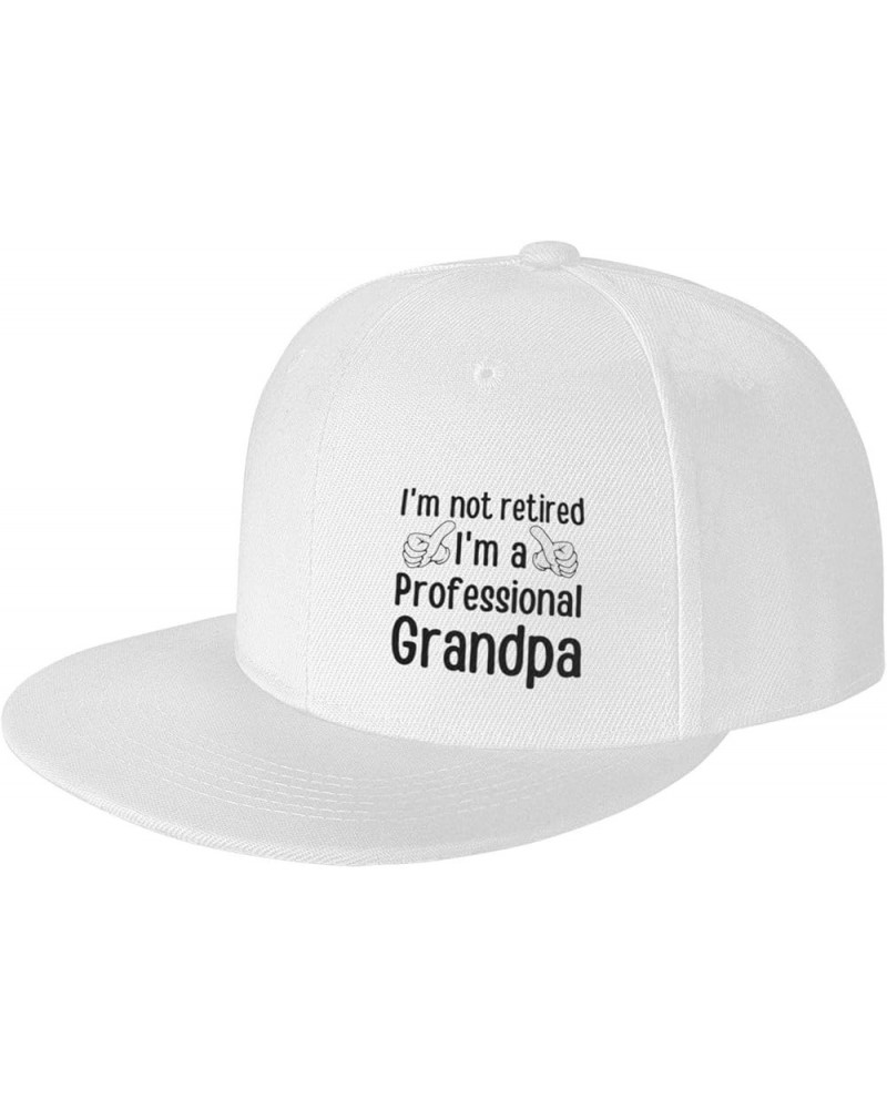 I'm Not Retired I'm A Professional Grandpa Retirement 2022 Baseball Cap Men Trucker Hat Women Dad Hat Sun Hat Black White $10...