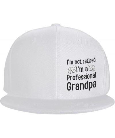 I'm Not Retired I'm A Professional Grandpa Retirement 2022 Baseball Cap Men Trucker Hat Women Dad Hat Sun Hat Black White $10...