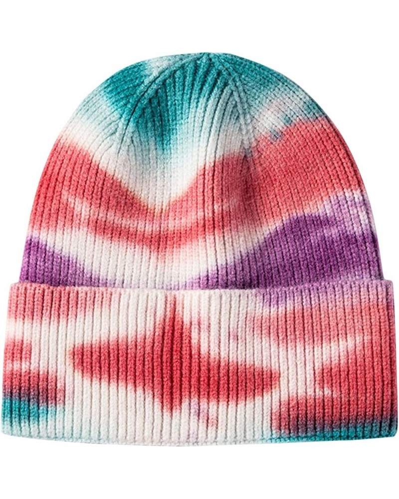 Knit Beanie Hat for Women, Women's Warm Chunky Cable Knit Hats Stretch Thick Cute Knitted Cap for Cold Weather A02-red $11.86...